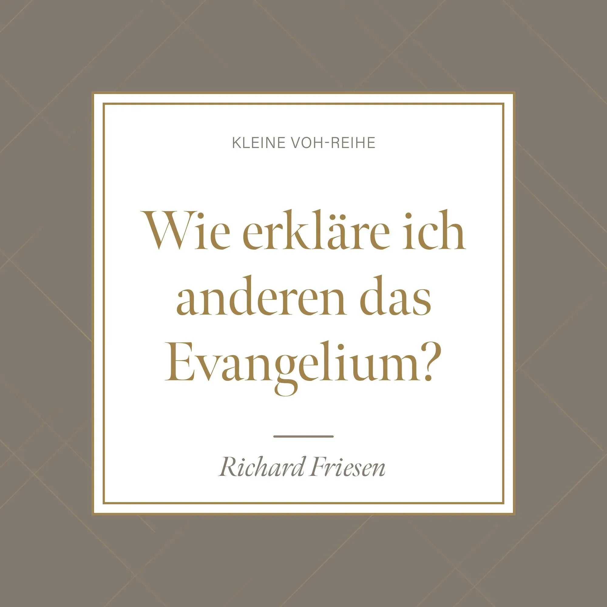 Wie erkläre ich anderen das Evangelium? (MP3-Hörbuch)