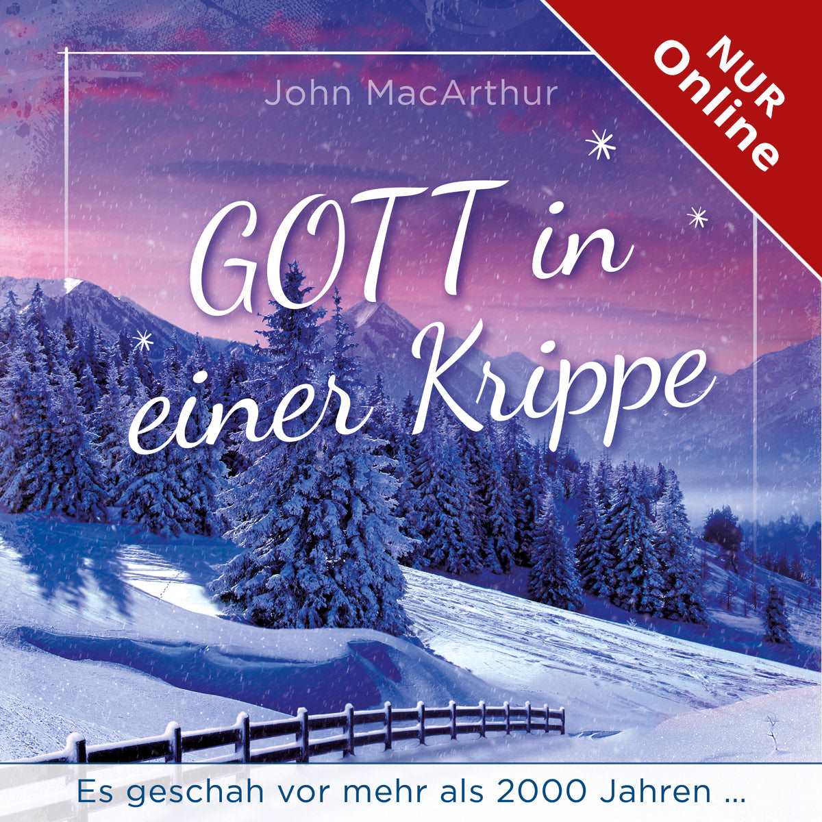 Gott in einer Krippe