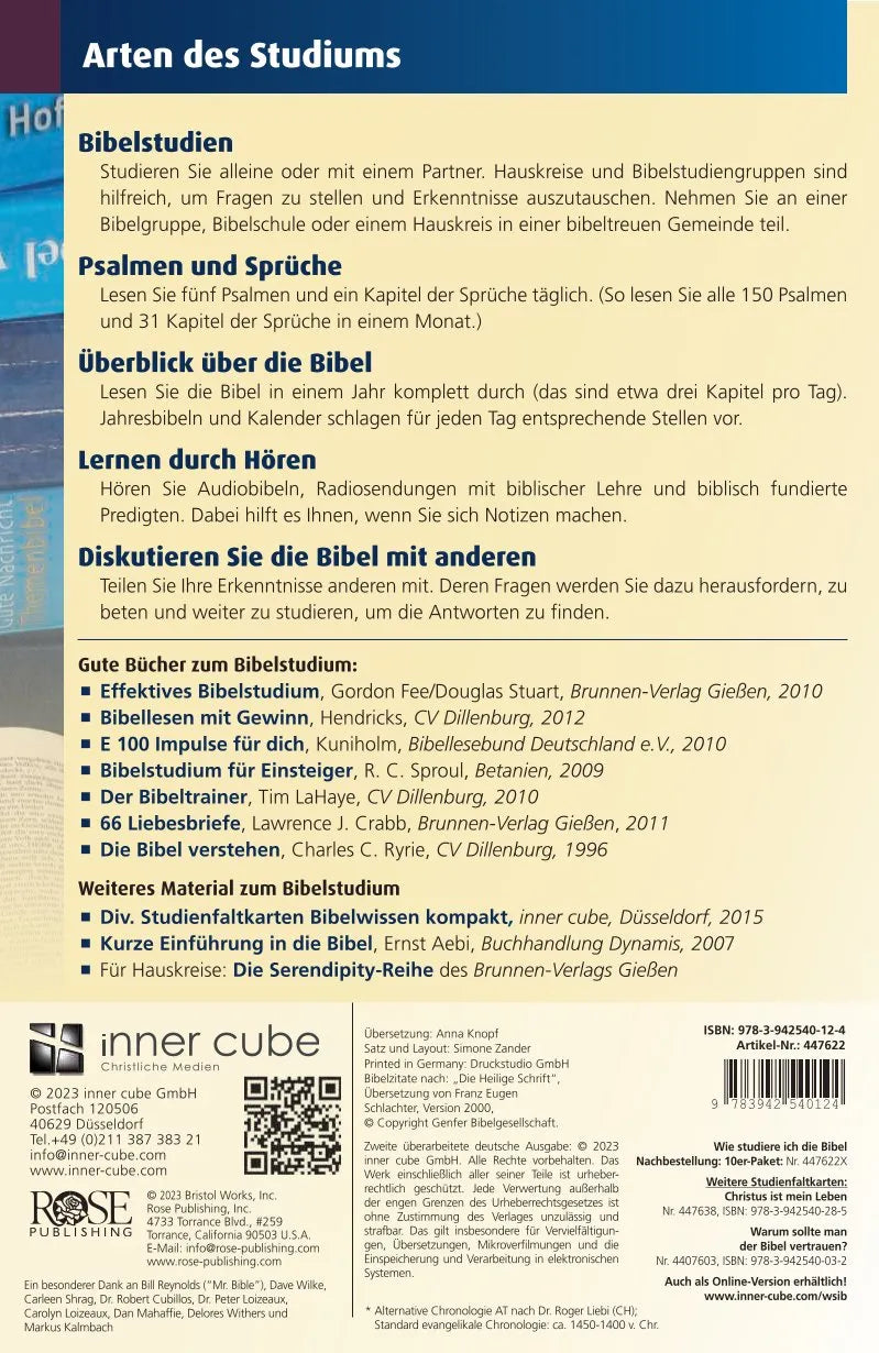 Wie studiere ich die Bibel? (eBook) 12