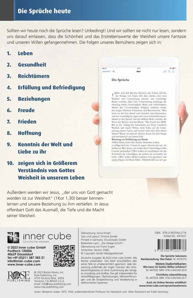 Die Sprüche Salomos (eBook) 27