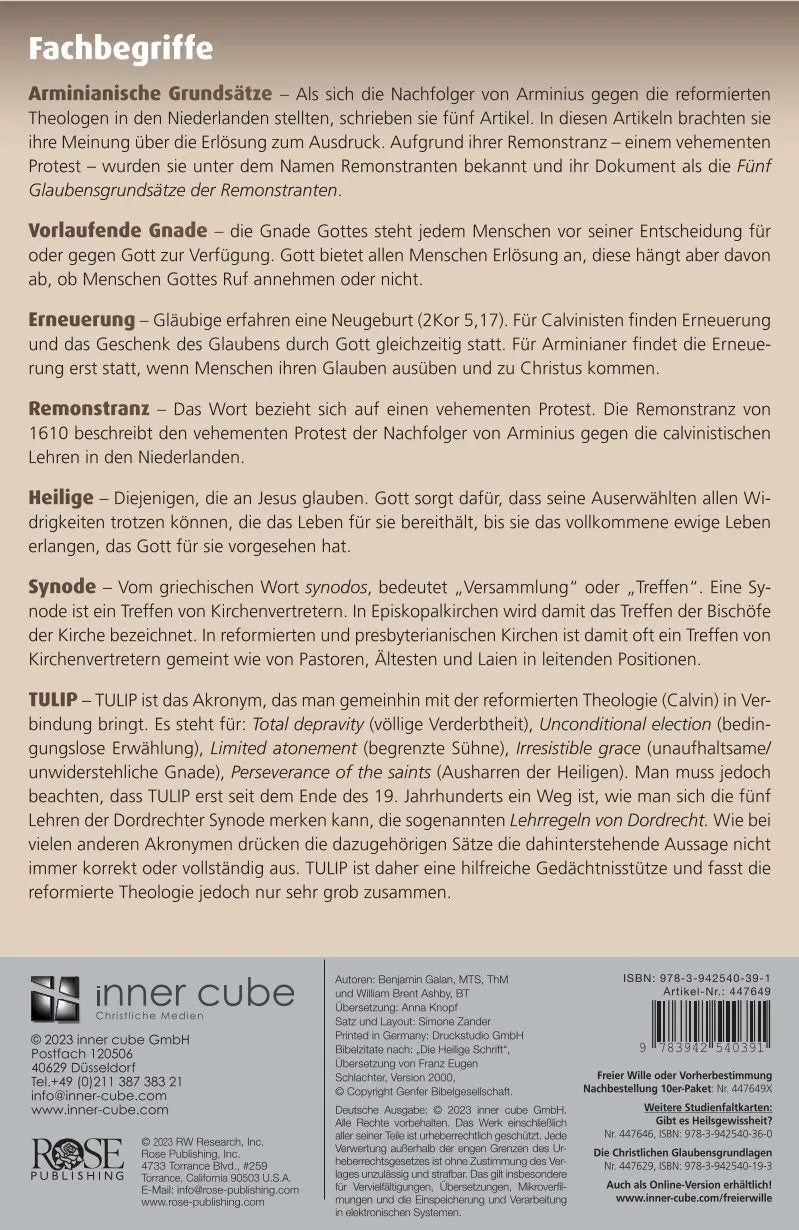 Freier Wille oder Vorherbestimmung? (eBook) 39