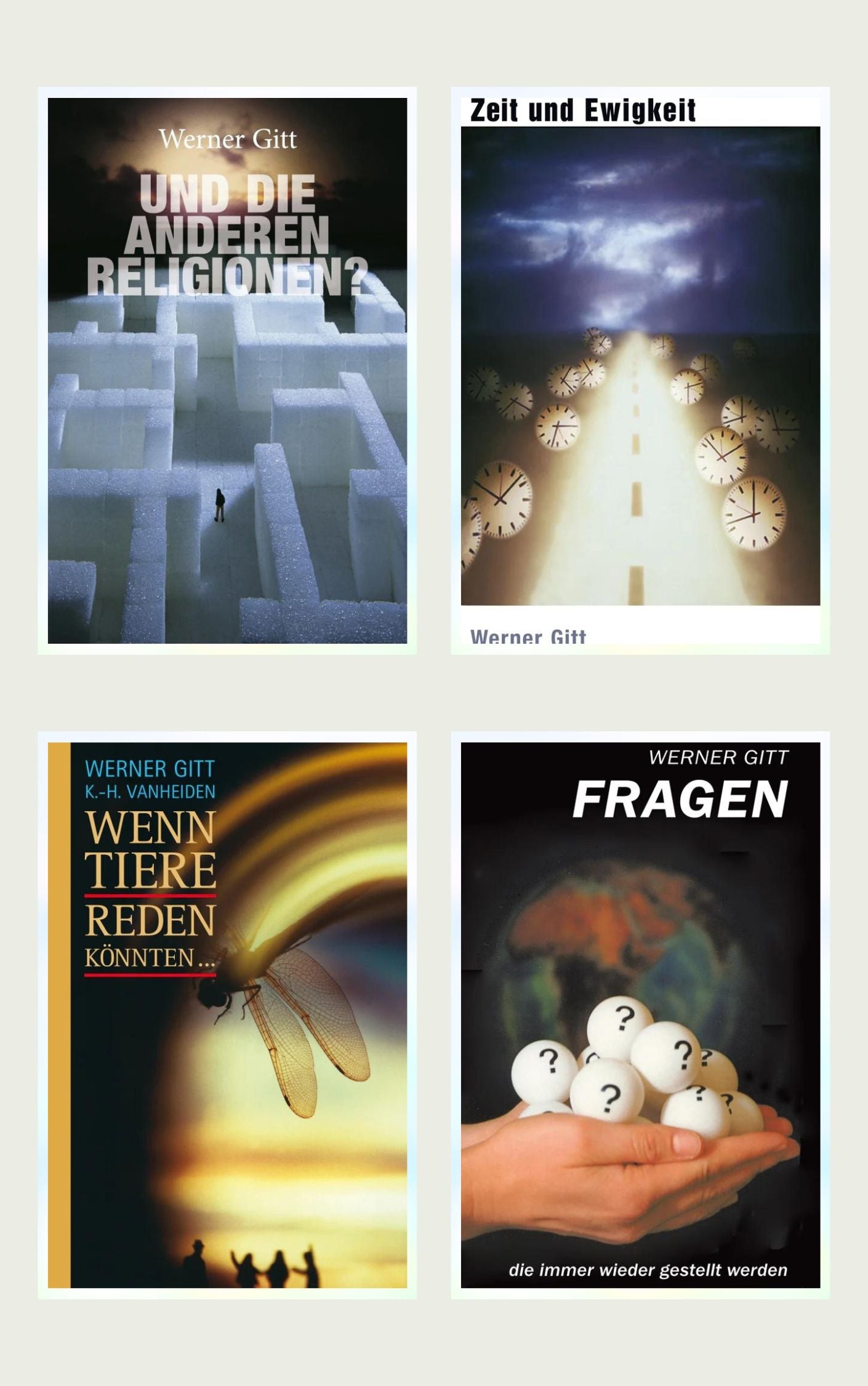 Und die anderen Religionen? * Zeit und Ewigkeit * Fragen, die immer wieder gestellt werden * Wenn Tiere reden könnten (4 eBooks)