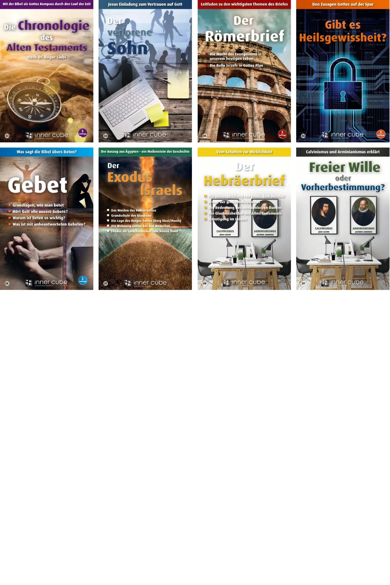 40 Studienfaltkarten von inner cube - Komplettpaket (eBook)