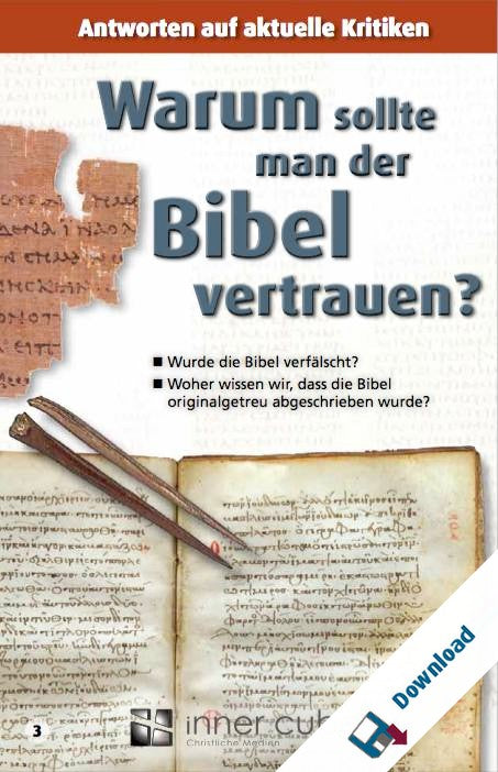 Warum sollte man der Bibel vertrauen? (eBook)