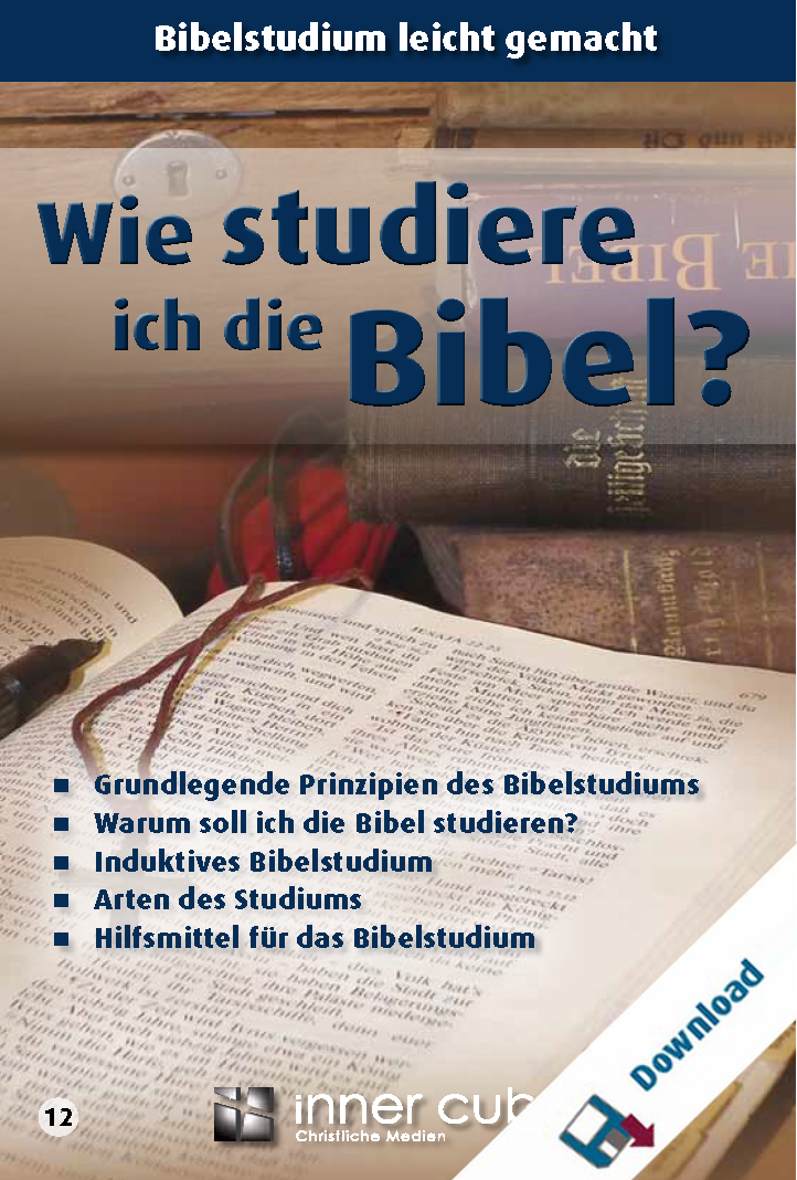 Wie studiere ich die Bibel? (eBook)
