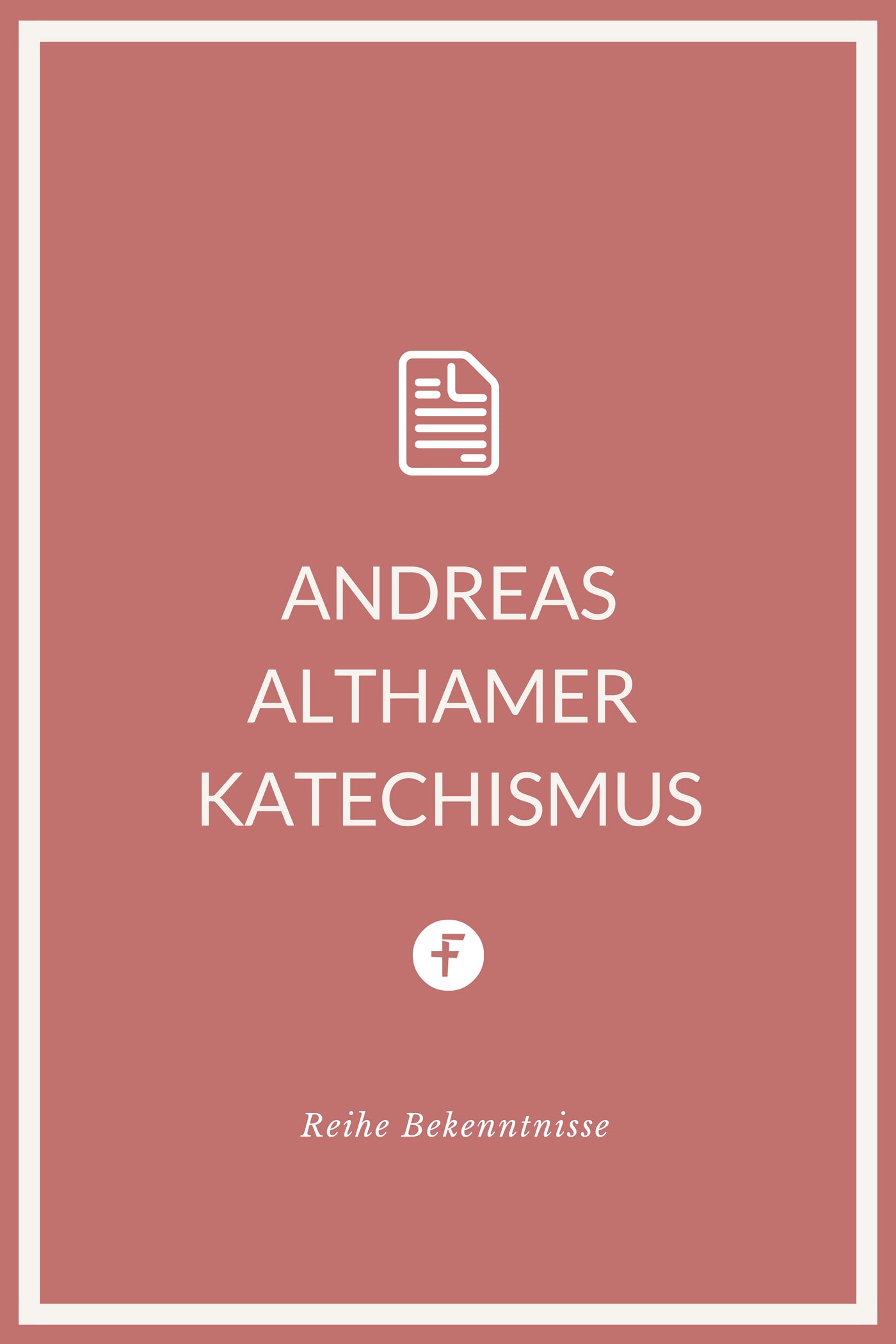 Andreas Althamer Katechismus (eBook)