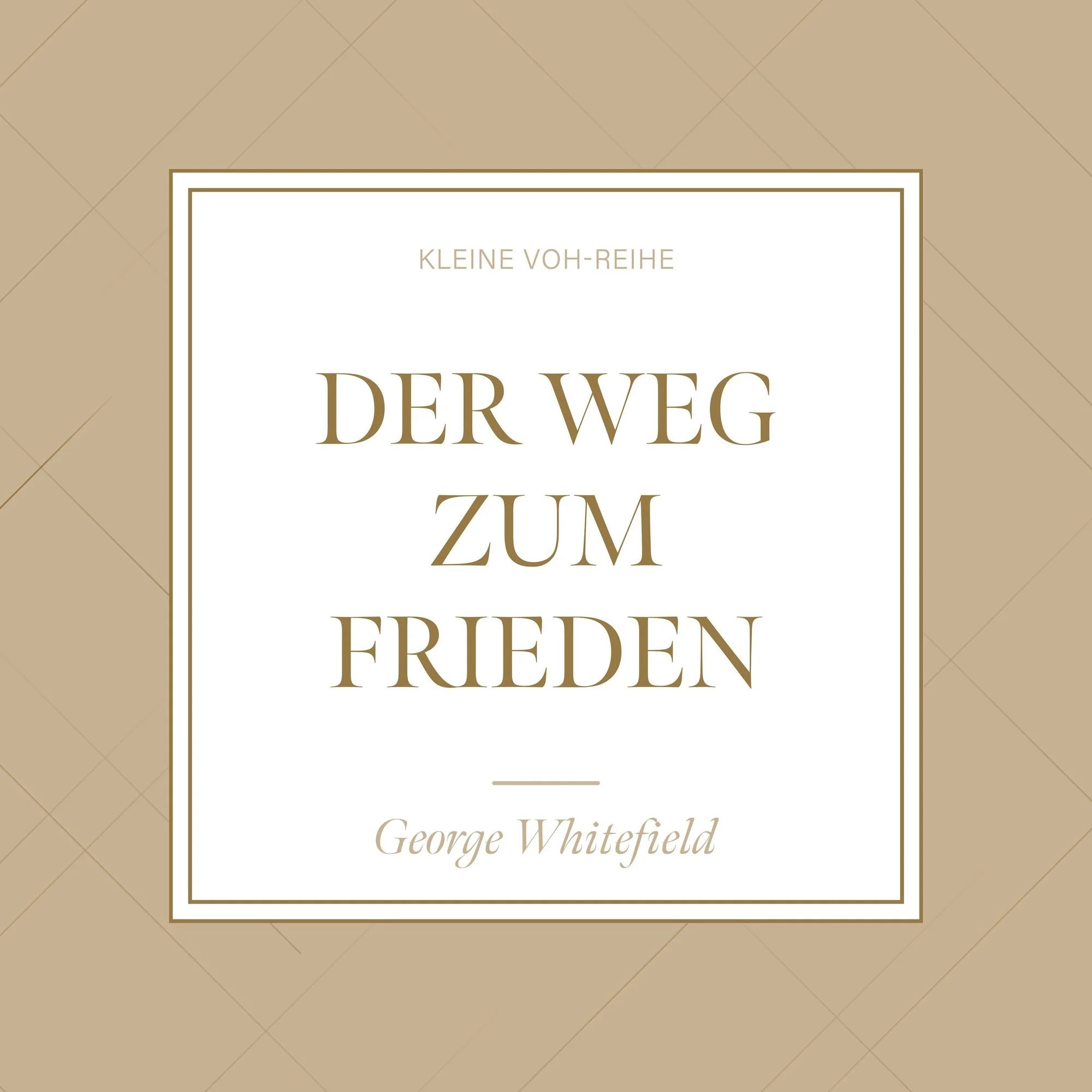 Der Weg zum Frieden (MP3-Hörbuch)