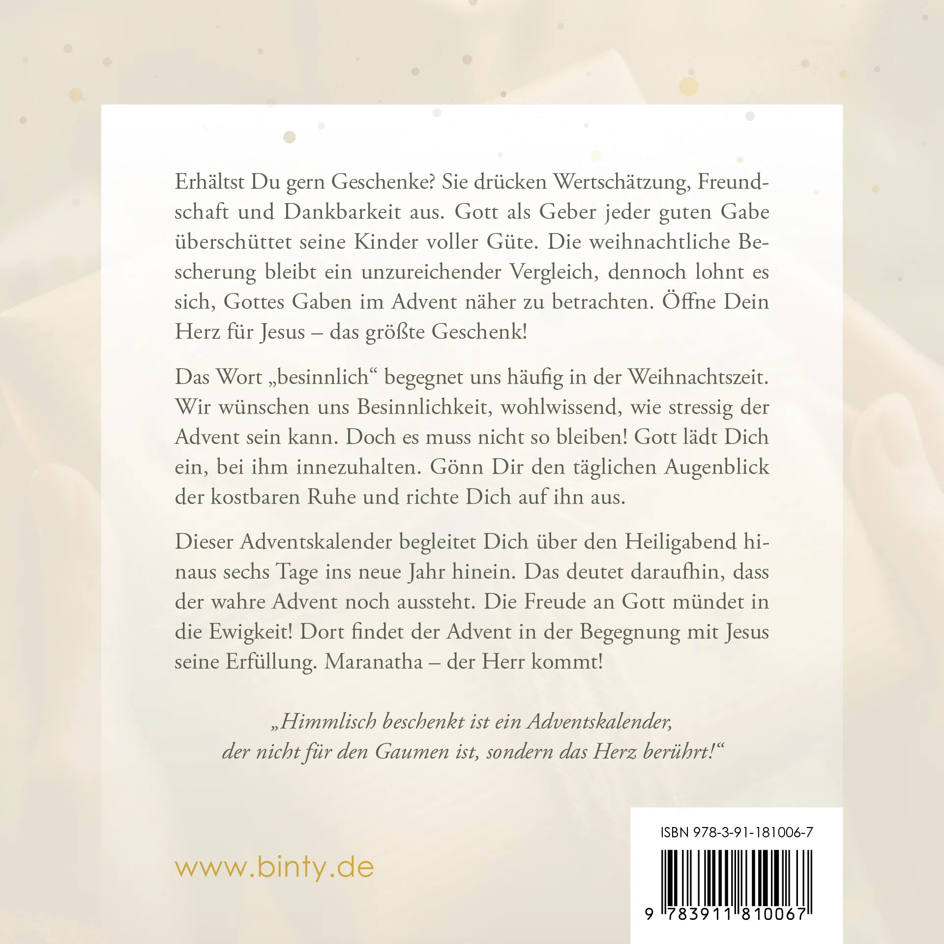 Binty - Himmlisch beschenkt (Hörbuch) MP3-Download