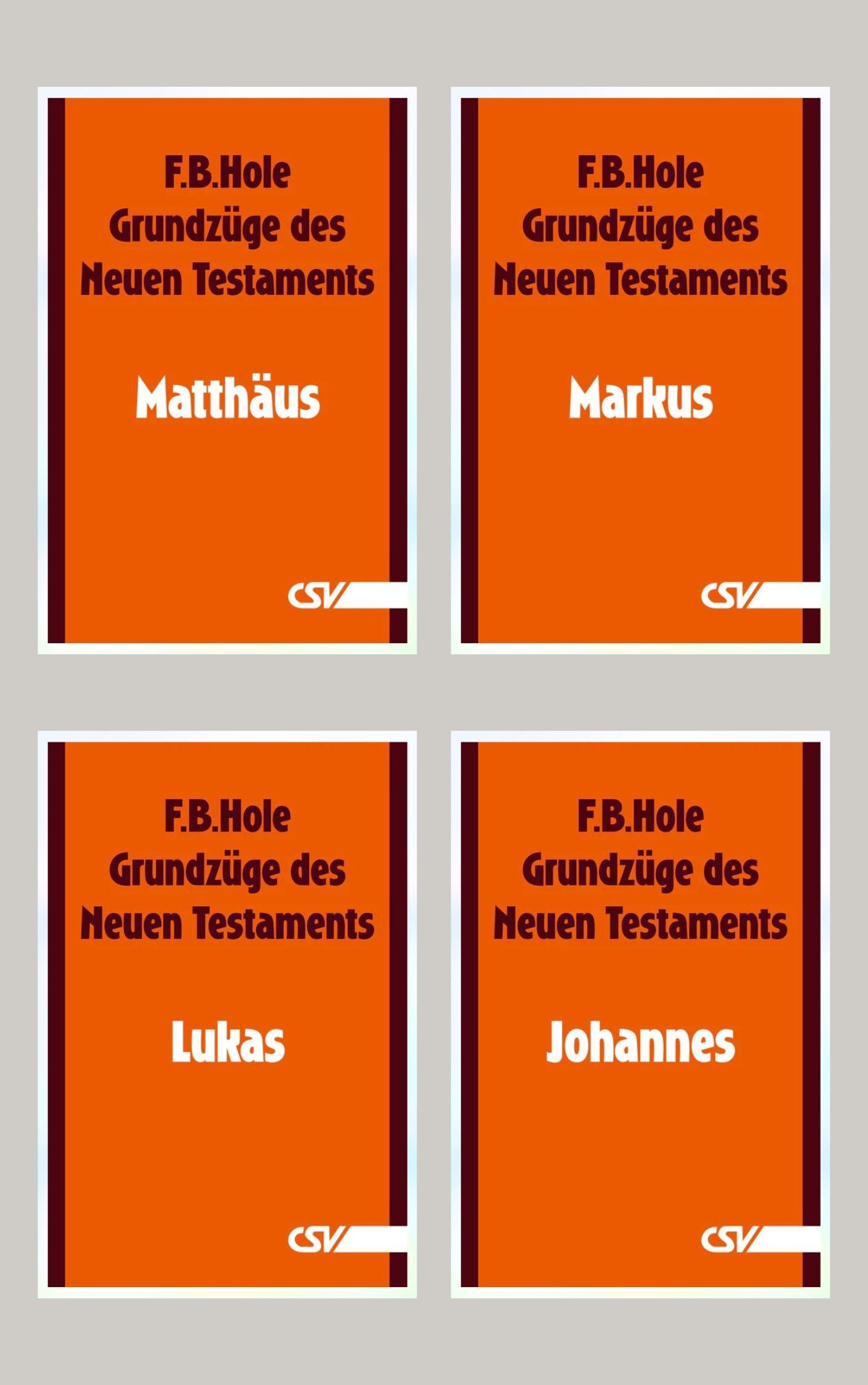 Bibelkommentar zu Matthäus, Markus, Lukas, Johannes (4 eBooks)