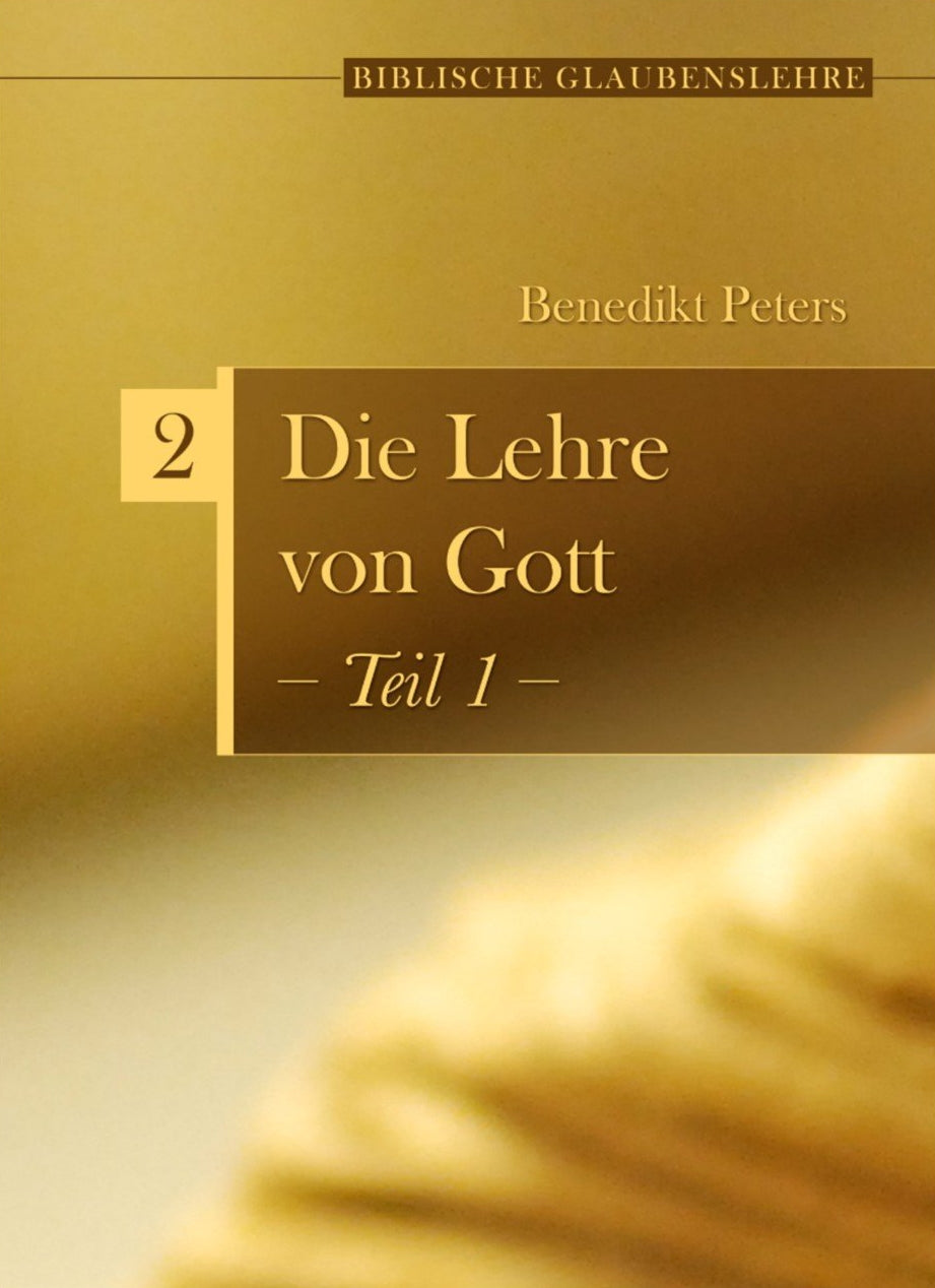 Die Lehre von Gott - Teil 1 (eBook)